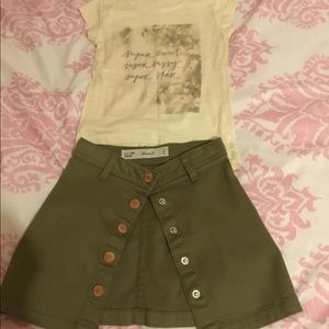 Shirt and skirt Combination. Shirt is Joyfolie